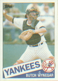 1985 Topps Baseball Cards      585     Butch Wynegar